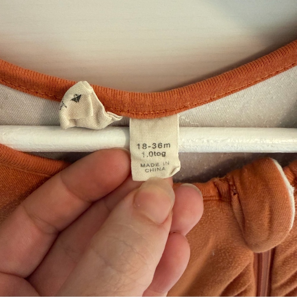 Kyte BABY Sleep Sack Rust/Orange 18-36 Months - Picture 4 of 9